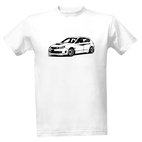Tričko s potiskem Subaru Impreza